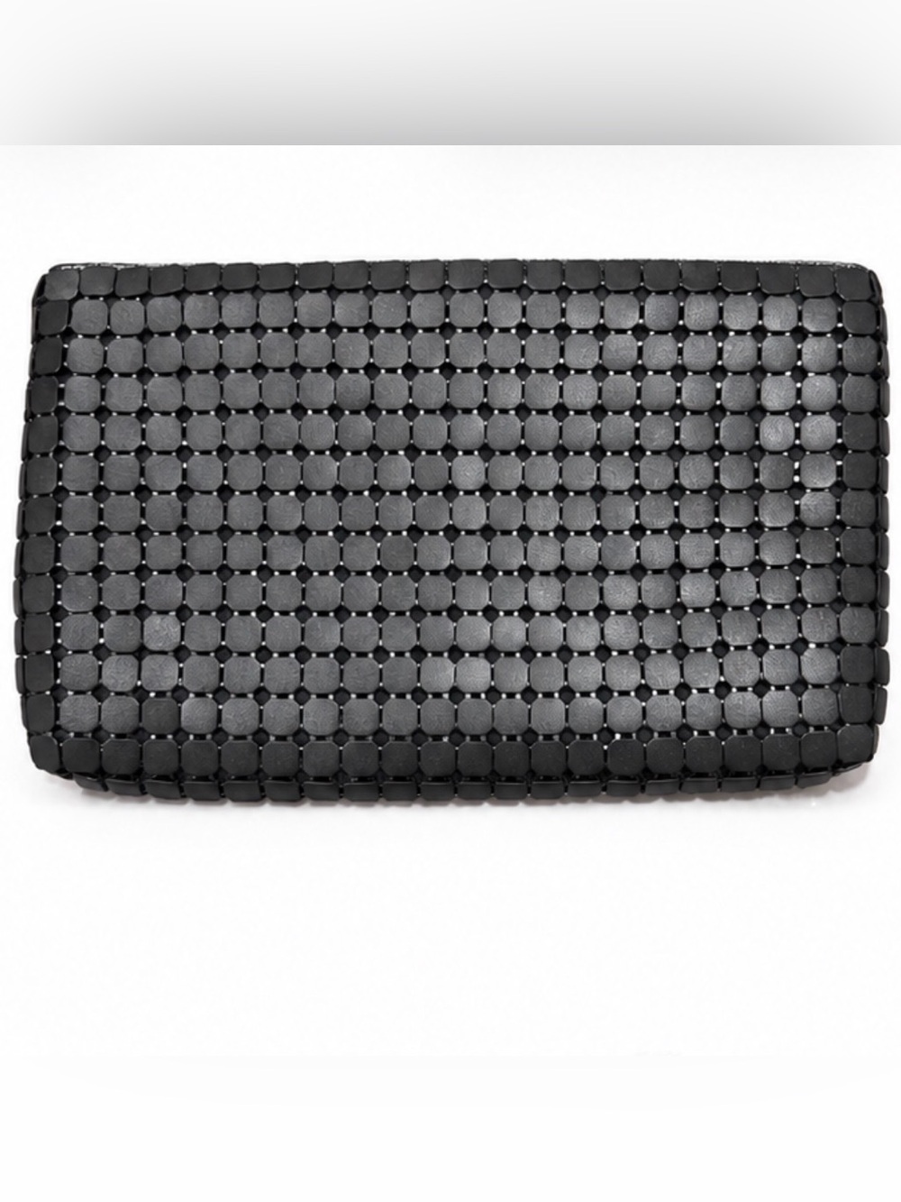 ✨VINTAGE Chic Blaxk Metallic Woven SASHA NY Clutch✨